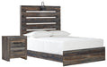 Drystan Twin Panel Bed with Nightstand JR Furniture Store