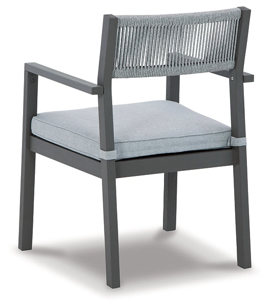 Eden Town Arm Chair With Cushion (2/CN) JR Furniture Store