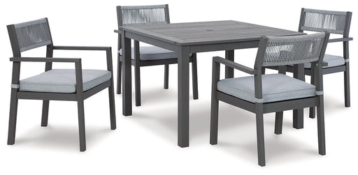 Eden Town Outdoor Dining Table and 4 Chairs JR Furniture Store