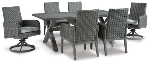 Elite Park Outdoor Dining Table and 6 Chairs JR Furniture Store