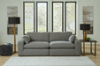 Elyza 2-Piece Sectional with Ottoman JR Furniture Store
