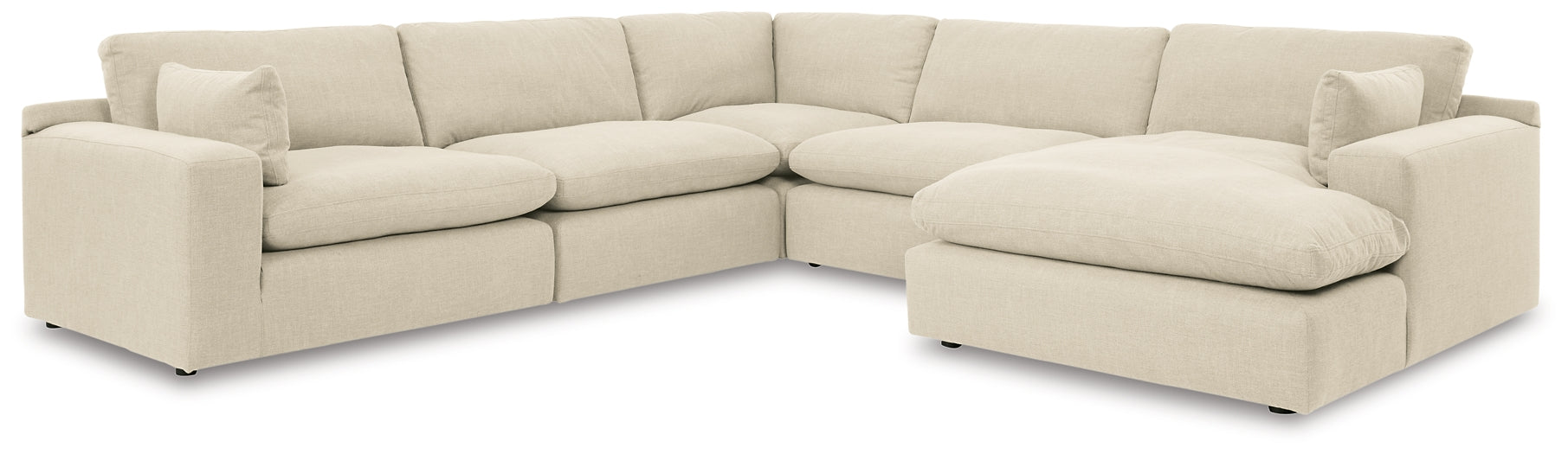 Elyza 5-Piece Sectional with Chaise JR Furniture Store
