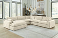 Elyza 5-Piece Sectional with Ottoman JR Furniture Store