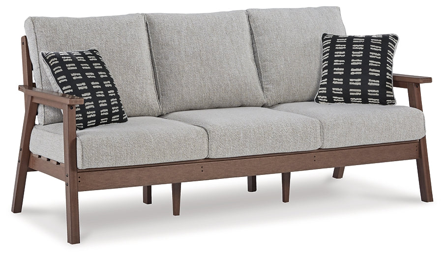 Emmeline Outdoor Sofa with Coffee Table JR Furniture Store
