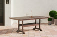 Emmeline RECT Dining Table w/UMB OPT JR Furniture Store