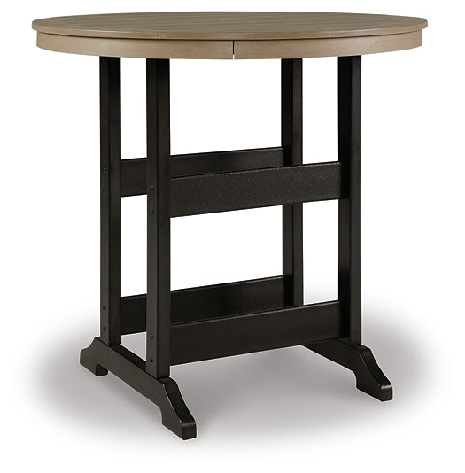 Fairen Trail Round Bar Table w/UMB OPT JR Furniture Store
