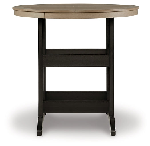 Fairen Trail Round Bar Table w/UMB OPT JR Furniture Store