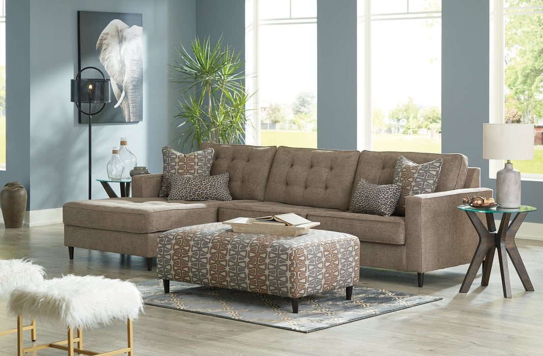 Flintshire 2-Piece Sectional with Ottoman JR Furniture Store