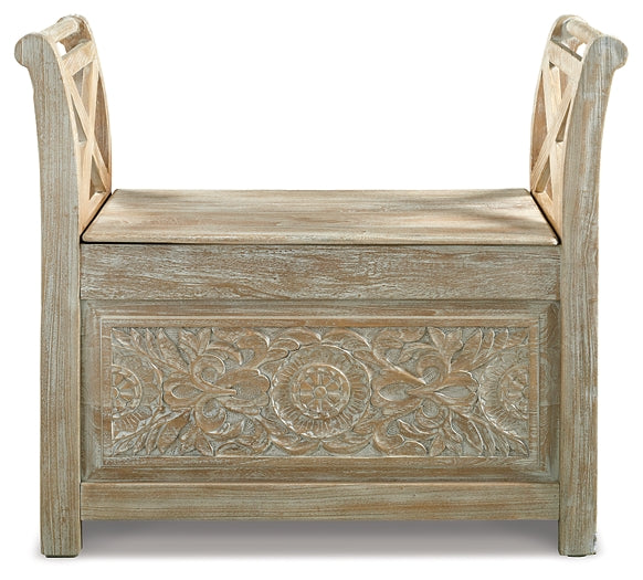 Fossil Ridge Accent Bench JR Furniture Store