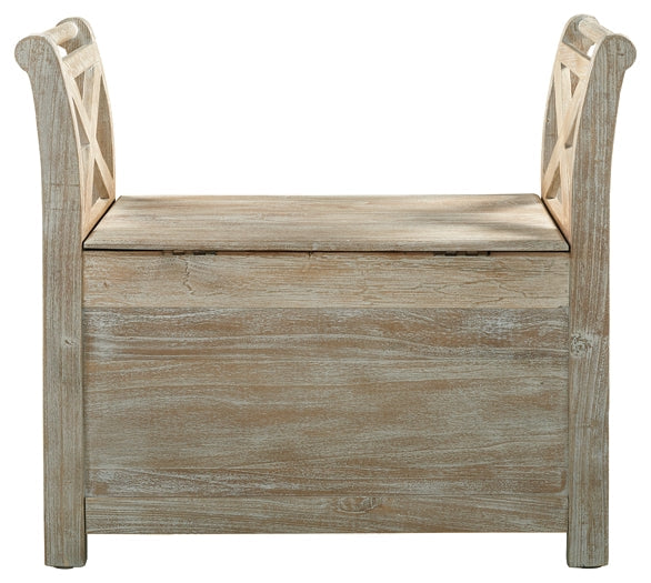 Fossil Ridge Accent Bench JR Furniture Store