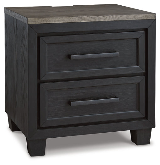 Foyland California King Panel Storage Bed with Mirrored Dresser, Chest and Nightstand JR Furniture Store