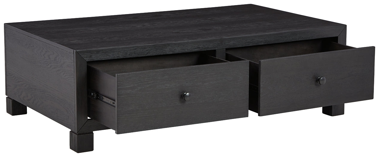 Foyland Cocktail Table with Storage JR Furniture Store