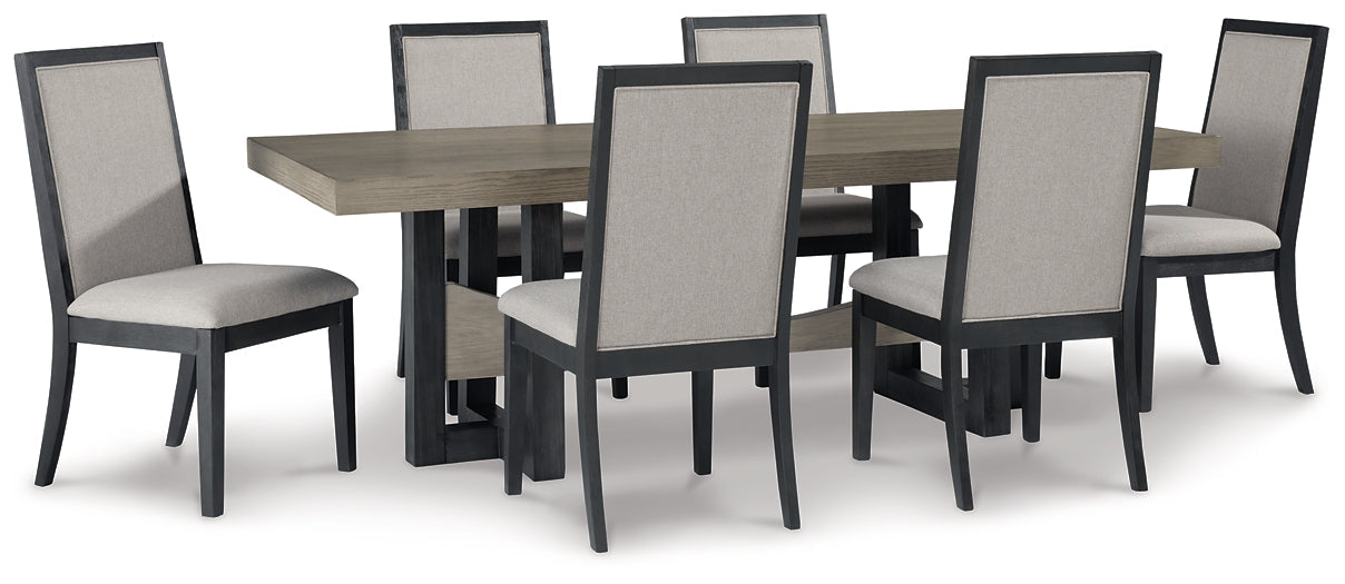 Foyland Dining Table and 6 Chairs JR Furniture Store