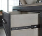 Foyland King Panel Storage Bed with Mirrored Dresser JR Furniture Store