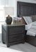 Foyland Queen Panel Storage Bed with Mirrored Dresser and 2 Nightstands JR Furniture Store