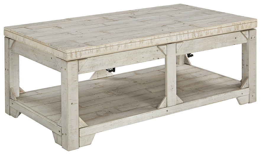Fregine Coffee Table with 1 End Table JR Furniture Store