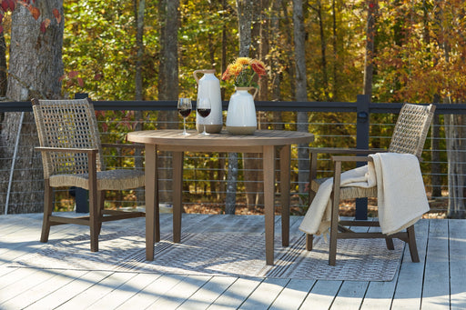 Germalia Outdoor Dining Table and 2 Chairs JR Furniture Store