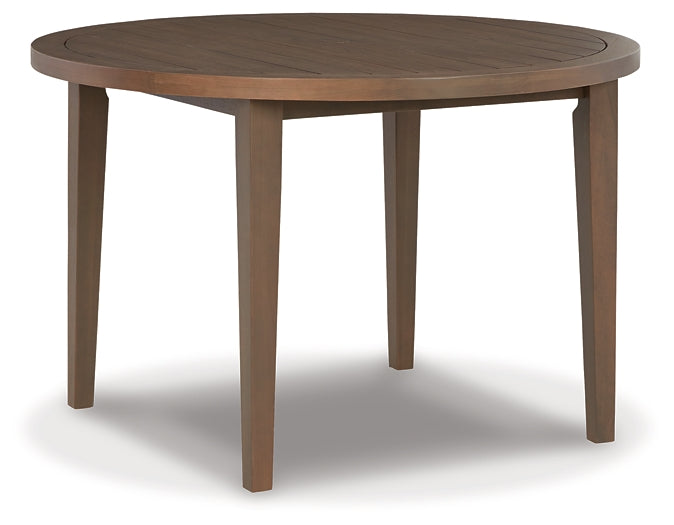 Germalia Round Dining Table w/UMB OPT JR Furniture Store