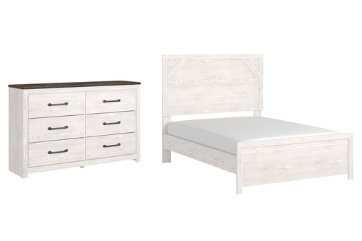 Gerridan Full Panel Bed with Dresser JR Furniture Store