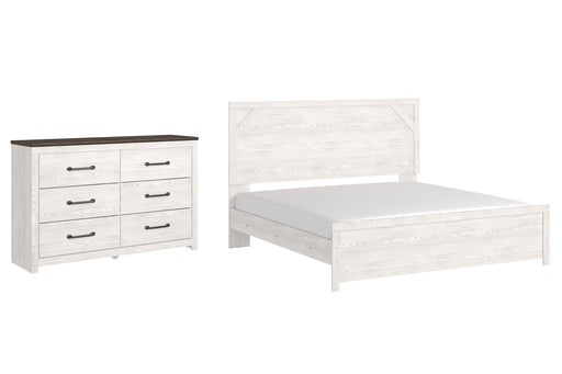 Gerridan King Panel Bed with Dresser JR Furniture Store