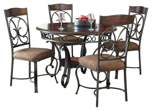 Glambrey Dining Table and 4 Chairs JR Furniture Store