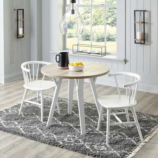 Grannen Dining Table and 2 Chairs JR Furniture Store
