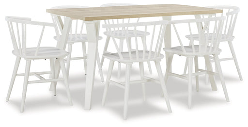 Grannen Dining Table and 6 Chairs JR Furniture Store