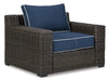 Grasson Lane Outdoor Sofa and  2 Lounge Chairs with Coffee Table and 2 End Tables JR Furniture Store