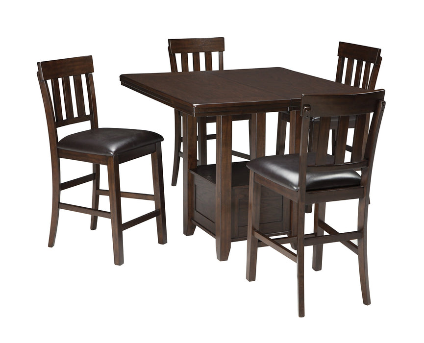 Haddigan Counter Height Dining Table and 4 Barstools JR Furniture Store