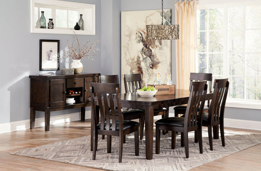 Haddigan Dining Table and 6 Chairs with Storage JR Furniture Store