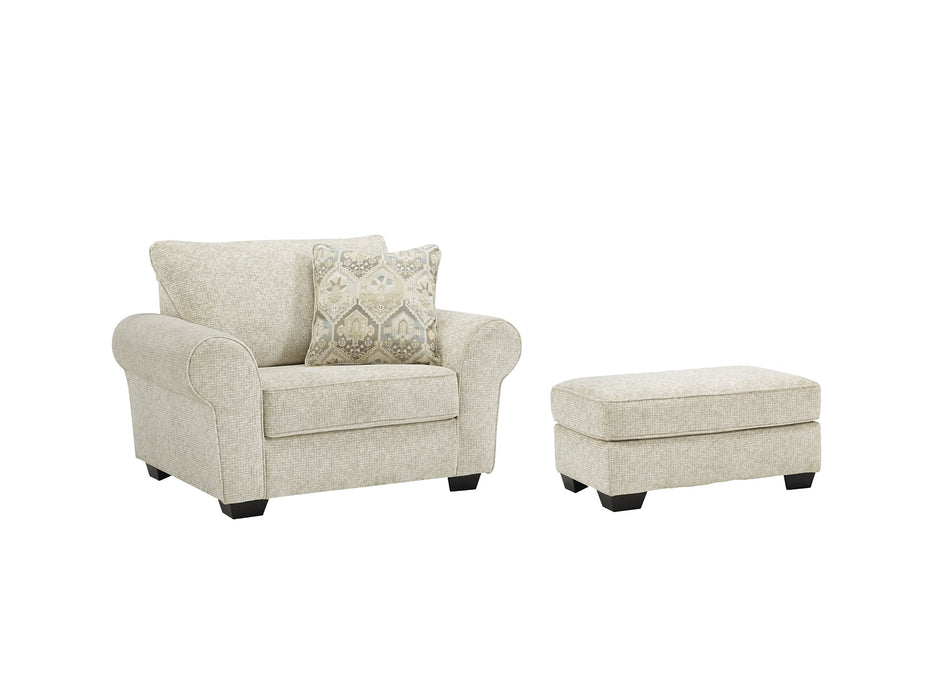 Haisley Chair and Ottoman JR Furniture Store
