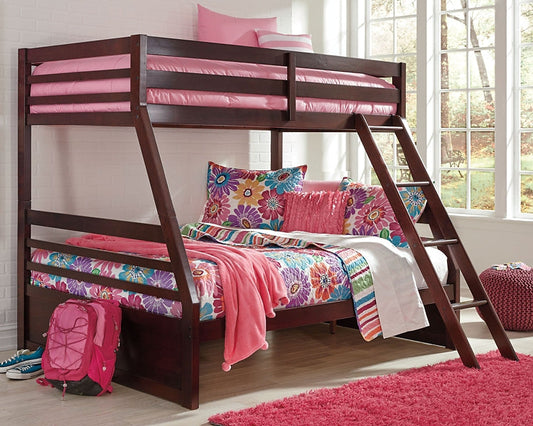 Halanton Twin over Full Bunk Bed JR Furniture Store