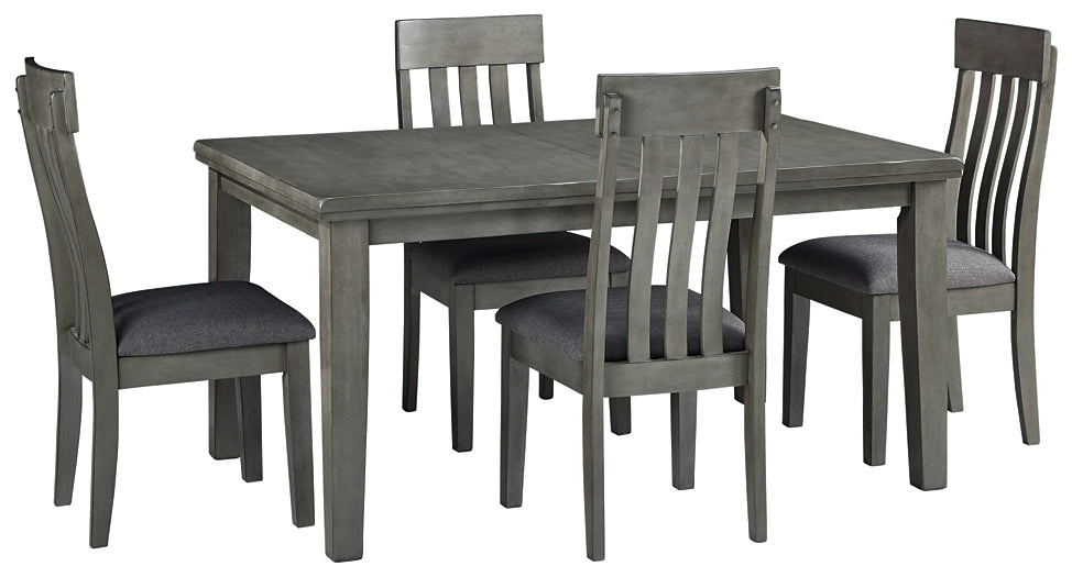 Hallanden Dining Table and 4 Chairs JR Furniture Store