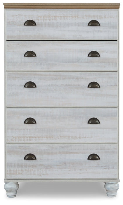 Haven Bay Five Drawer Chest JR Furniture Store