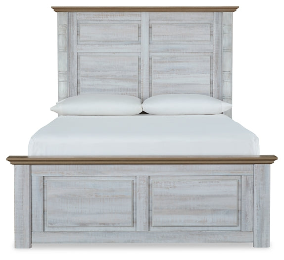 Haven Bay Queen Panel Bed with Dresser JR Furniture Store
