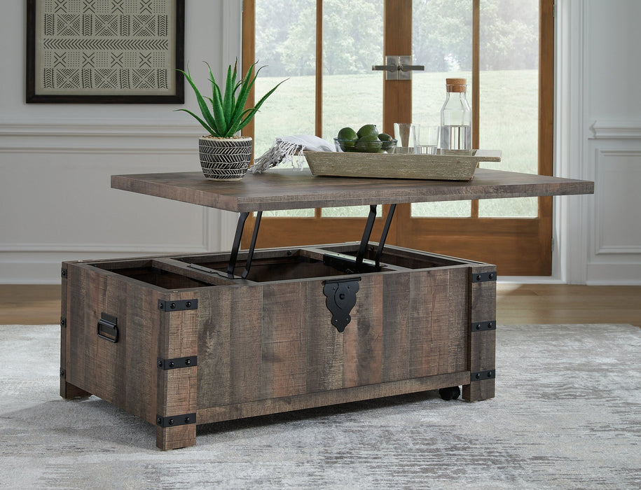 Hollum Coffee Table with 2 End Tables JR Furniture Store