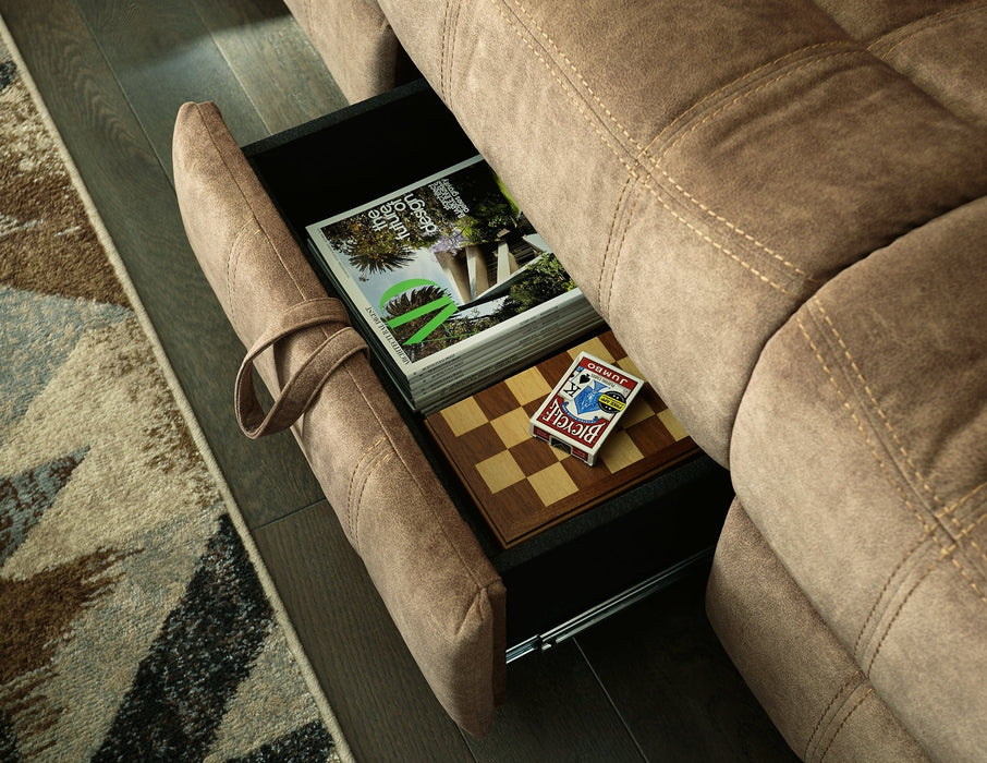 Huddle-Up REC Sofa w/Drop Down Table JR Furniture Store