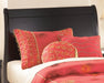 Huey Vineyard Twin Sleigh Headboard with Mirrored Dresser, Chest and 2 Nightstands JR Furniture Storefurniture, home furniture, home decor