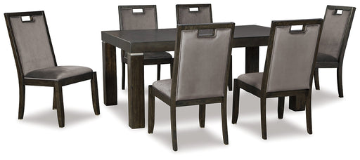Hyndell Dining Table and 6 Chairs JR Furniture Storefurniture, home furniture, home decor