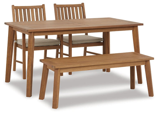 Janiyah Outdoor Dining Table and 2 Chairs and Bench JR Furniture Storefurniture, home furniture, home decor