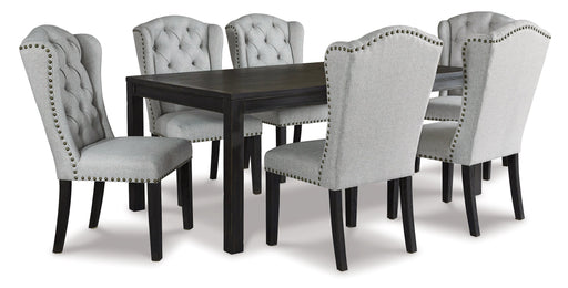 Jeanette Dining Table and 6 Chairs JR Furniture Storefurniture, home furniture, home decor