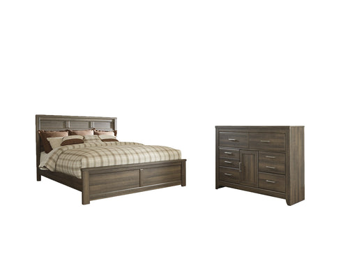 Juararo California King Panel Bed with Dresser JR Furniture Storefurniture, home furniture, home decor