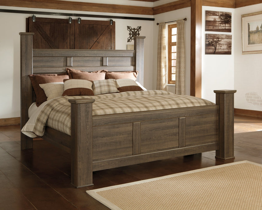 Juararo California King Poster Bed with Dresser JR Furniture Storefurniture, home furniture, home decor