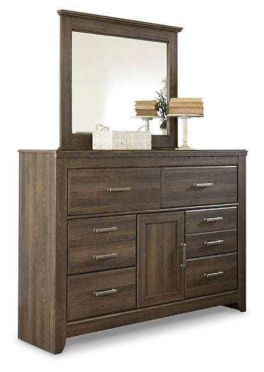 Juararo Queen Poster Headboard with Mirrored Dresser and Nightstand JR Furniture Storefurniture, home furniture, home decor