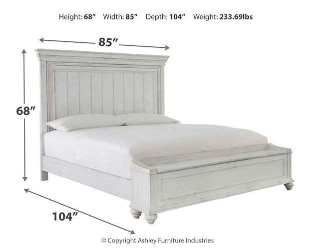 Kanwyn King Panel Bed with Storage with Dresser JR Furniture Storefurniture, home furniture, home decor