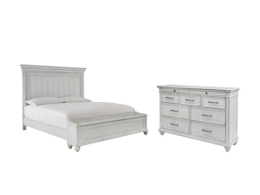 Kanwyn Queen Panel Bed with Storage with Dresser JR Furniture Storefurniture, home furniture, home decor