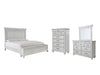 Kanwyn Queen Panel Bed with Storage with Mirrored Dresser and Chest JR Furniture Storefurniture, home furniture, home decor