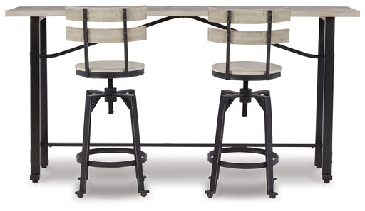 Karisslyn Counter Height Dining Table and 2 Barstools JR Furniture Storefurniture, home furniture, home decor