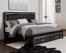 Kaydell King Panel Bed with Storage with Mirrored Dresser JR Furniture Storefurniture, home furniture, home decor