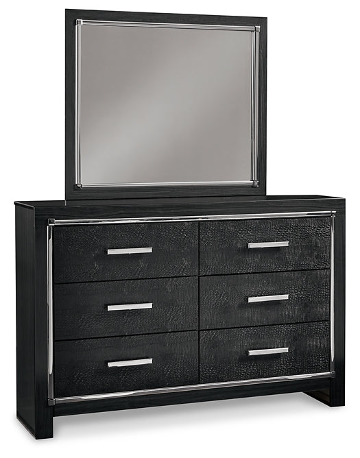 Kaydell King Panel Bed with Storage with Mirrored Dresser and Chest JR Furniture Storefurniture, home furniture, home decor